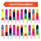 Hapmars 20 Pack Ribbon Dancer Wands For Kids, Rainbow Streamers, Party Favors Goodie Bags Stuffers, Girls Birthday Gifts For Dan
