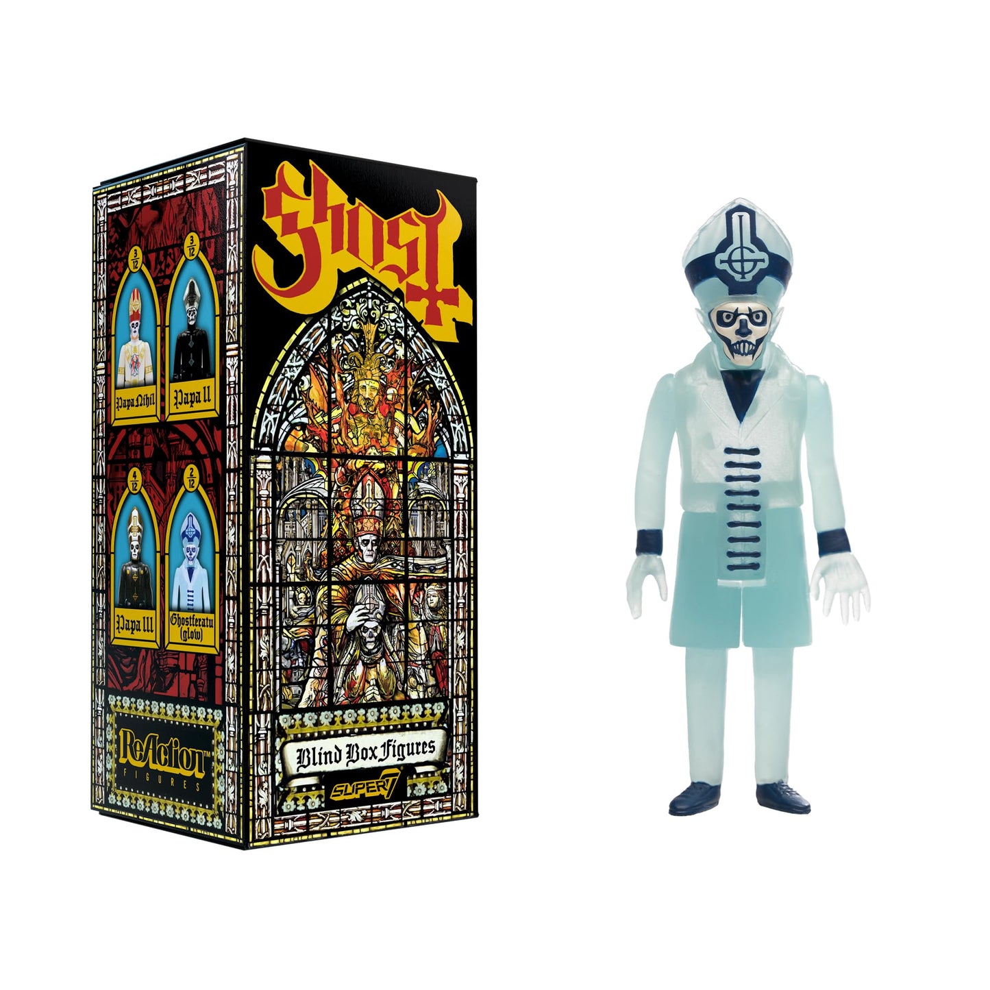 Super7 Ghost Blind Box Wave 01 - Blind Box Flat - Set Of 12 Action Figures