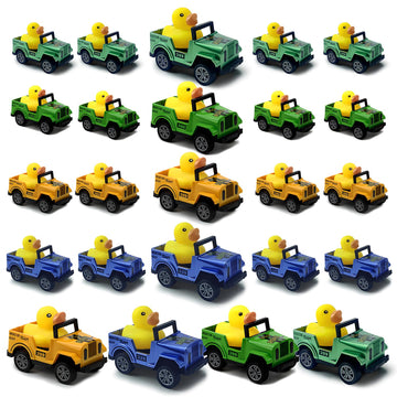 Yatics 24 Pack Movable Rubber Ducks For Jeep Ducking, Pull Back Duck For Jeep Ducking, 2.9 Inch Suitable Size, Unique Rubber Duc