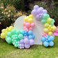 Kbzvnaf Pastel Balloons Latex Party Balloons - 50 Pack 12 Inch Helium Multicolor Macaron Balloons For Baby Shower Birthday Weddi