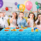 3 Pieces Ocean Waves Tablecloth 54 X 108 Inch Water Print Plastic Table Cover Ocean Party Table Cloths For Beach Pool Birthday U