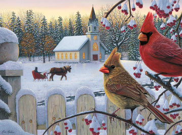 Buffalo Games - Kim Norlien - White Crimson Morning - 1000 Piece Jigsaw Puzzle For Adults Challenging Puzzle Perfect For Game Nights - Finished Size Is 26.75 X 19.75