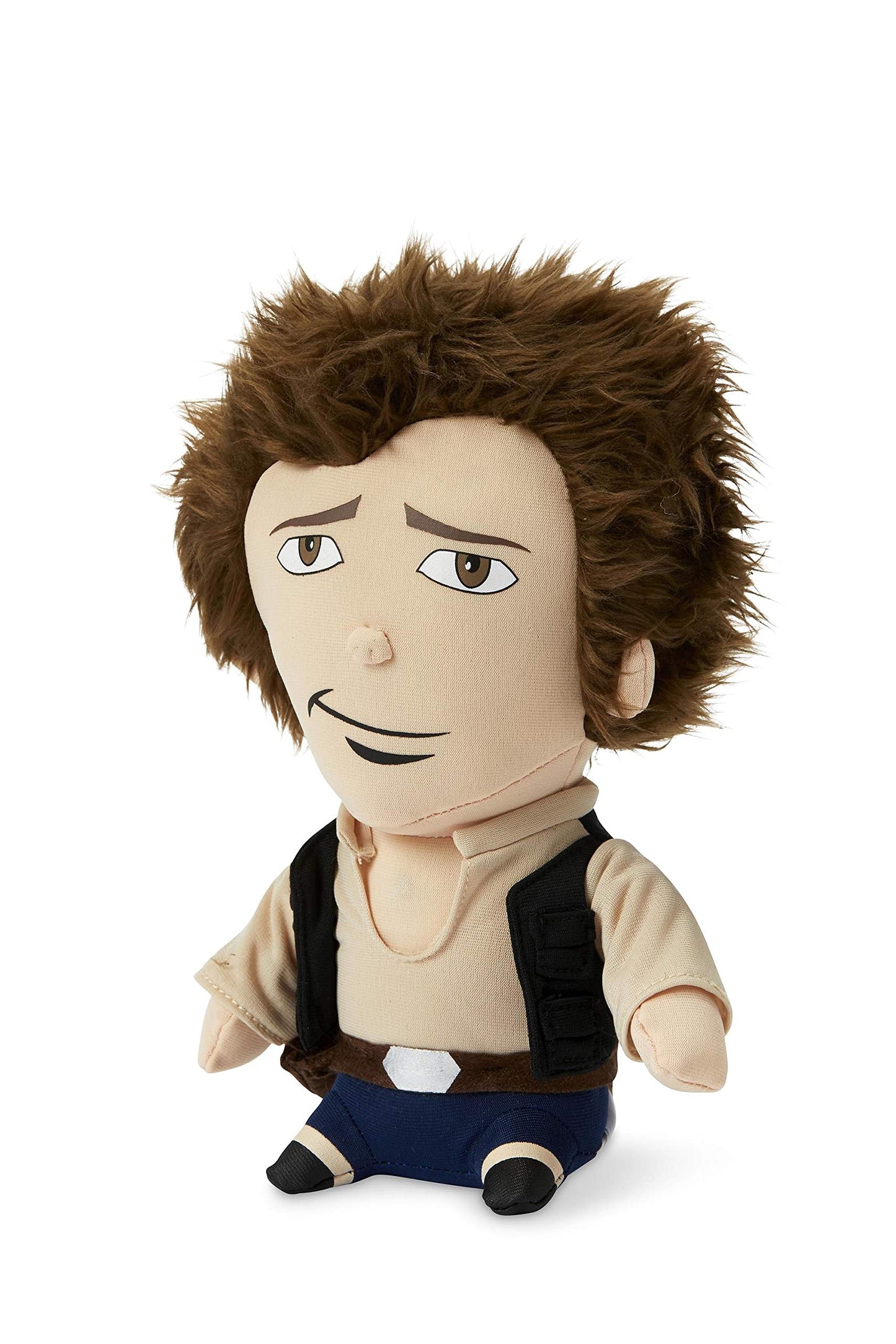 STAR WARS Han Solo Talking Plush Toy, 9" Tan/Blue, SW01887, Soft Polyester