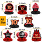 Happy 35Th Birthday Red And Black Table Honeycomb Centerpieces Balloons Theme Decor Table Decorations Table Toppers For Girls Women Princess 35 Years Old Birthday Party Bday Supplies Background Gold
