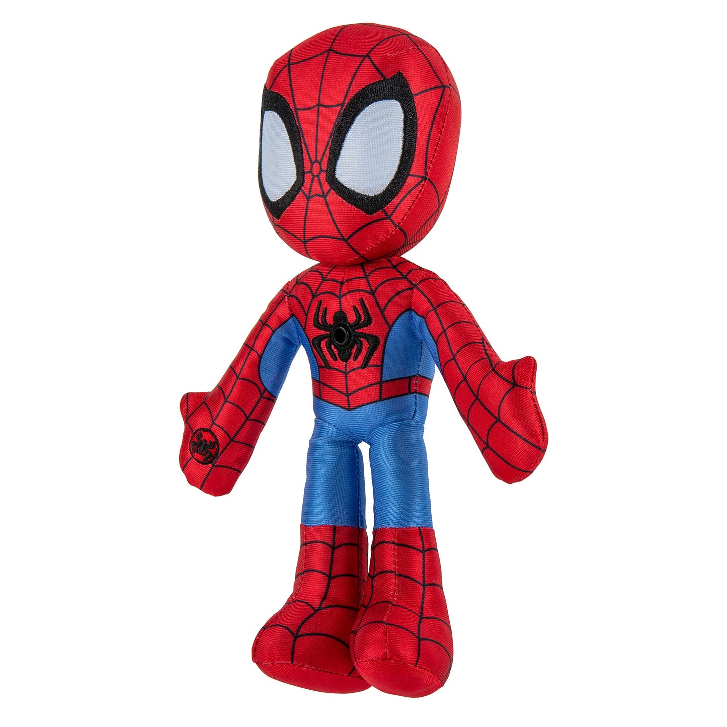 Spidey and his Amazing Friends Web Flash Spidey Plush - 9-Inch Light Up Signal Toy - Multicolor, Model SNF0142
