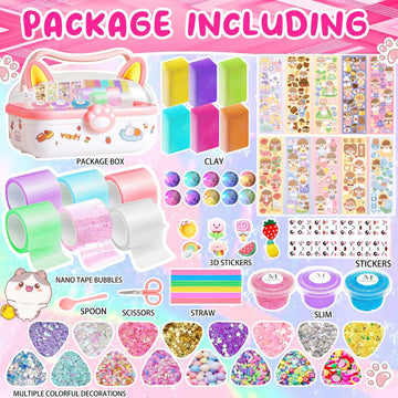 Jimcii Nano Tape Bubble Kit for Kids, Pink, Medium, Plastic, Includes Step-by-Step Video Tutorials, Model Ji-1