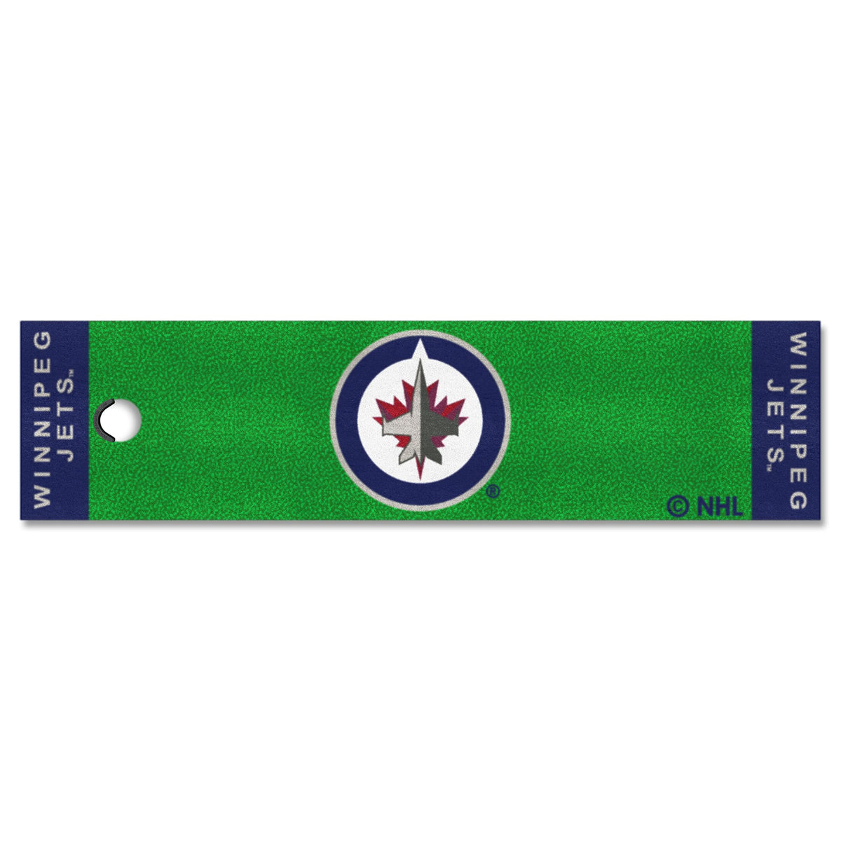 FANMATS 10520 Winnipeg Jets Putting Green Mat - 1.5ft. x 6ft.