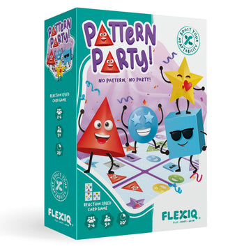 Pattern Party - Head-to-Head Puzzle Game by FlexiQ  Brain Teasers for Kids 5+  Board Games for Family Night