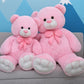 Morismos Big Teddy Bear 4 Ft Stuffed Animal For Mom, 47In Cuddly Stuffed Pink Bear, Baby Shower Decor,Life Size Giant Teddy For