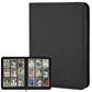 9 Pockets Card Binder enhanced Zip Trading Card Binder 540 Double Sided Pocket PU Collection Binder  Collector Album  Card Folder for MTG  TCG  Business Cards.(Black)