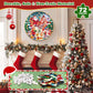 72 Pieces Shimmery Jumbo Christmas Floor Puzzle For Girls 3-5 4-6 Age Floor Puzzles For Boys And Girls Large Round Floor Jigsaw