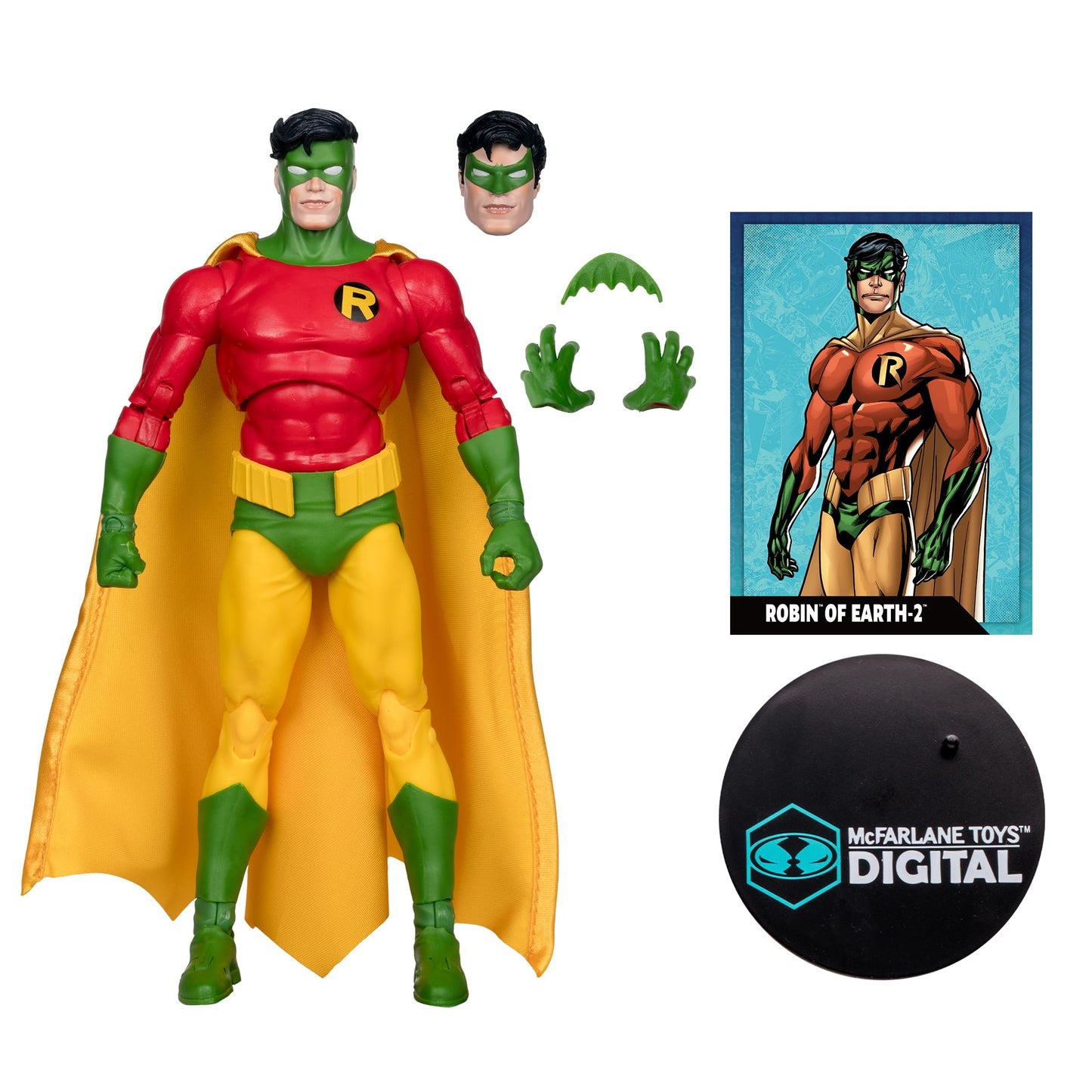Mcfarlane Toys - Dc Direct Robin Of Earth-2 (Crisis On Infinite Earths) 7In Action Figure Digital Collectible