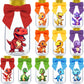 Ethisa 12 Pack Dinosaur Party Favors - DIY Candy Jars with Ribbons and Stickers - Party Decoration Bottles for Birthday, Baby Sh