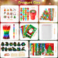 BenLouis Christmas Party Favors for Kids Christmas Classroom Gifts Prize Stockings Filler Coloring Books Bulk for Students Craft