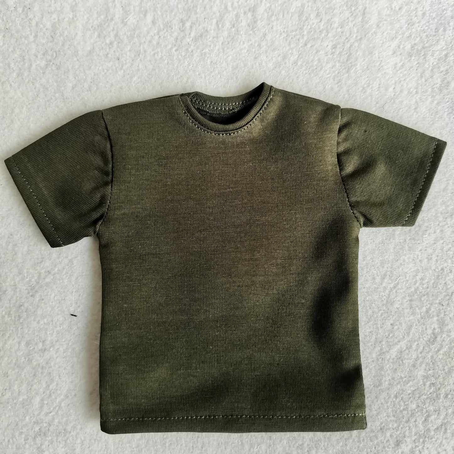 1/6 Custom Scale 2X T-Shirt Clothes for 12'' Male Action Figure Doll Clothes Toy (Brown+Green)