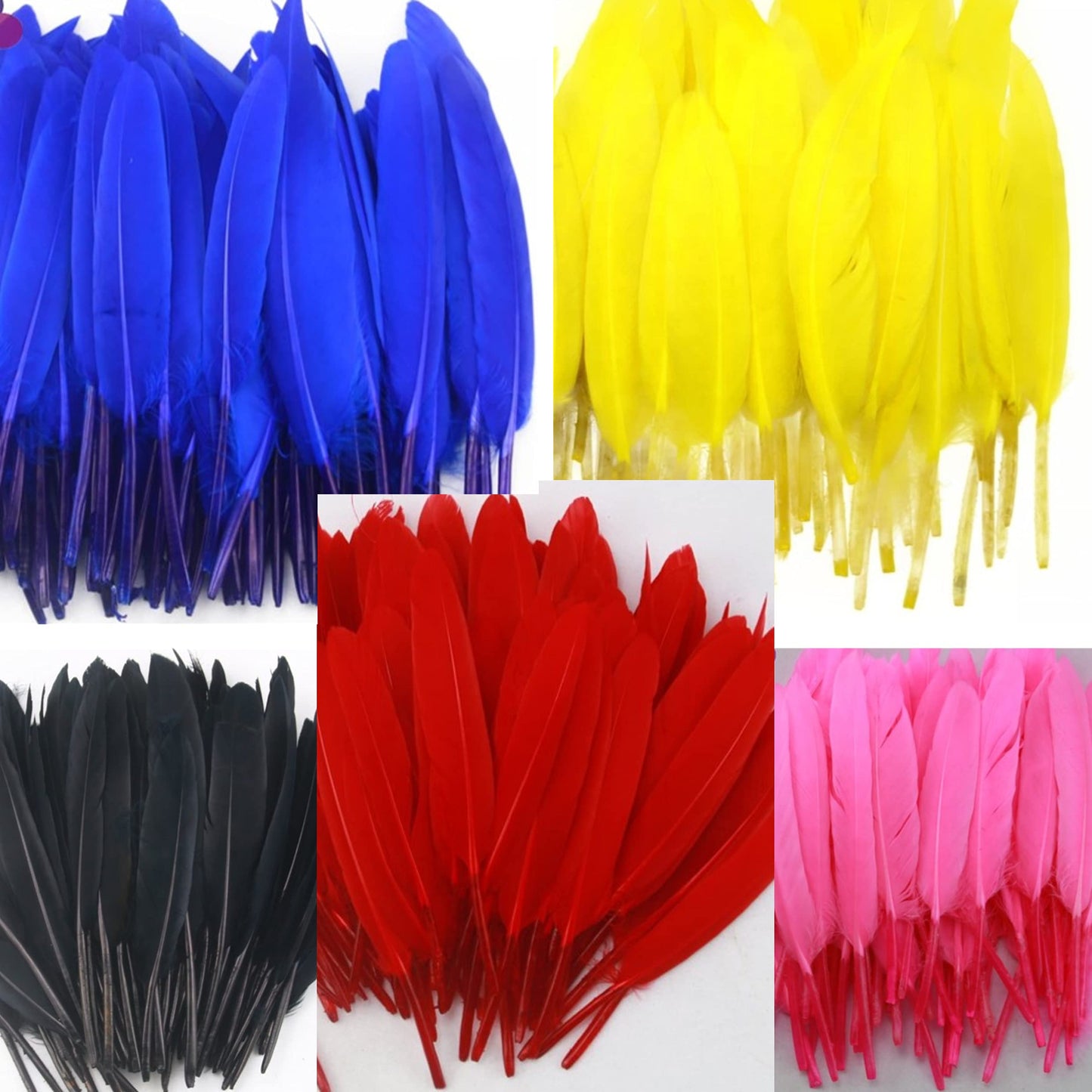 Multi Purpose Diy Natural Dyed Red Feathers For Dream Catcher Hobby Crafts Kids Projectworks Art And Craft Decoration Scrapbooki