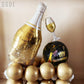 6 Pcs Happy Anniversary Mylar Balloons 18 Inch Round Foil Helium Balloon Birthday Engagement Wedding Celebration Anniversary Par