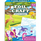 Soovsy Animals Foil Art Fun Kit For Kids, Foil Art For Kids Crafts Kit Diy Creative Activity Birthday Christmas Gift Travel Toys