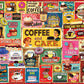 White Mountain 500 Piece Jigsaw Puzzle - Coffee & Cake, Engineered Wood, Sweets & Muffins Design