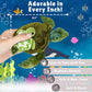 Forest & Twelfth Mom & Baby Mini Sea Turtle, Ocean Stuffed Animals For Kids, Baby Shower Decorations, Nursery D  Cor, Sea Animal