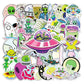 Alien Stickers, Cool Ufo Stickers For Teens,Vinyl Waterproof Stickers, Laptop Skateboard Computer Stickers For Kids, Teens, Adul