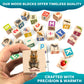 Quokka Wooden Blocks For Toddlers 1-3 - 26 Abc Learning Baby Blocks For Kids 3-5 Year Olds Stacking Alphabet Wood Toys For 2-4 Y