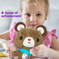 Krafun Teddy Bear Animal Sewing Kit For Kids Beginner My First Art & Craft, Includes Teddy Doll Stuffed Doll, Instructions & Plush Felt Materials For Learn To Sew, Embroidery, Age 7 8 9 10 11 12