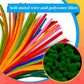 100PCS Dark Green Pipe Cleaners