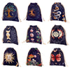 Xsylohxl Tarot Bag Kit 9 Pcs Tarot Card Bags And Pouches Tarot Deck Holder Storage Gift Velvet Bags With Sturdy Drawstrings Also