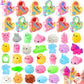 28 Pack Valentines Day Gifts Animals Mochi Squishies Toys With Heart Boxes Valentines Cards For Kids School Classroom Exchange S