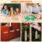 300 Pcs Wood Magnetic Letter, Wooden Letter Magnets For Fridge Refrigerator Wall, Alphabet Tile Letters Magnetics For Fun Learni