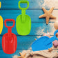Chochkees Beach Toys Sand Shovel Day Play Set, 10.5'' Inch Shovel, Birthday Treats For Boys And Girls (8-Pack)