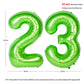 Number Balloons 40 Inch Green Birthday Party Decorations 23St Digital Jumbo Helium Foil Mylar Balloon