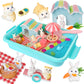Carolart Pet Sensory Bin,Hamster And Rabbit Habitat,Animal Sensory Sand Kit For Boys And Girls, Pet Sensory Toys,Summer Beach To