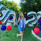 40 Inch Silver 21 Number Balloons Giant Jumbo Huge 12 Or 21 Foil Mylar Helium Number Digital Balloons Silver Birthday Mylar Digi