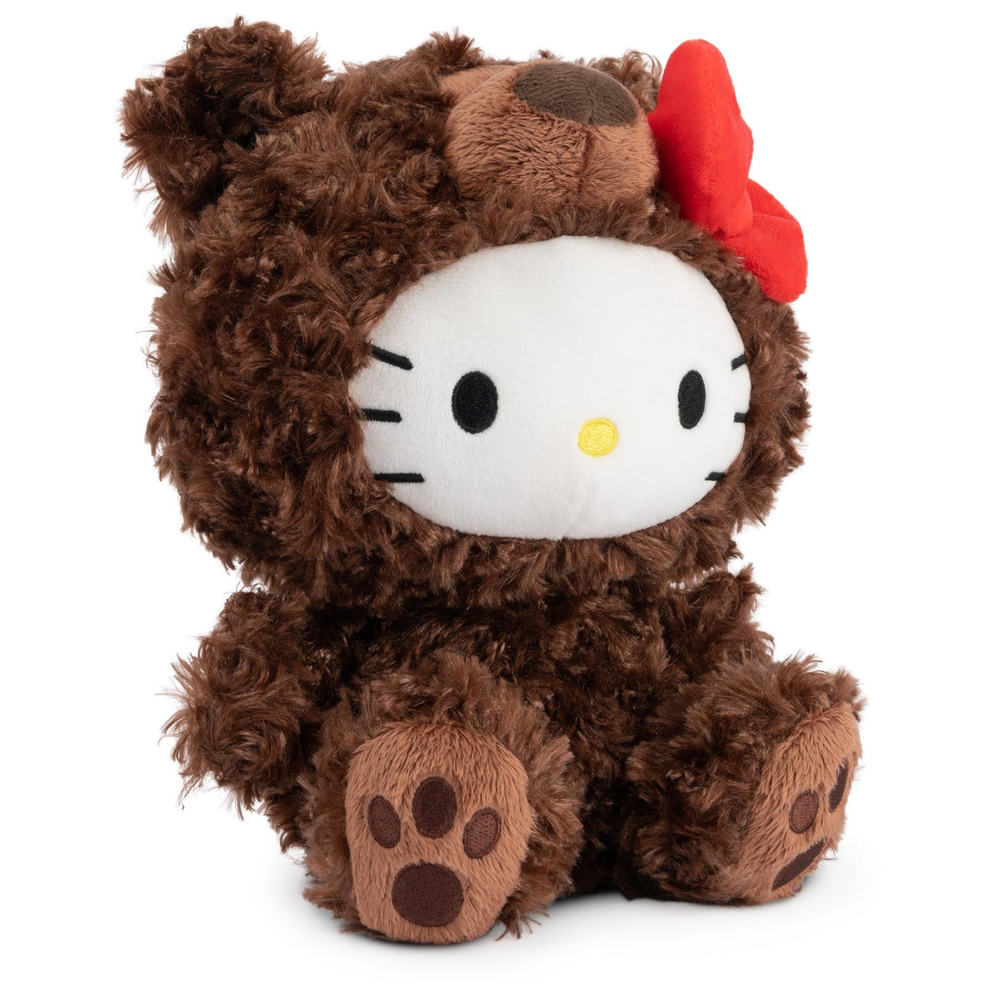 GUND Hello Kitty Philbin Teddy Bear Plush Toy, 10" Brown Stuffed Animal, Premium Plush for Ages 1 and Up, Model 6067449