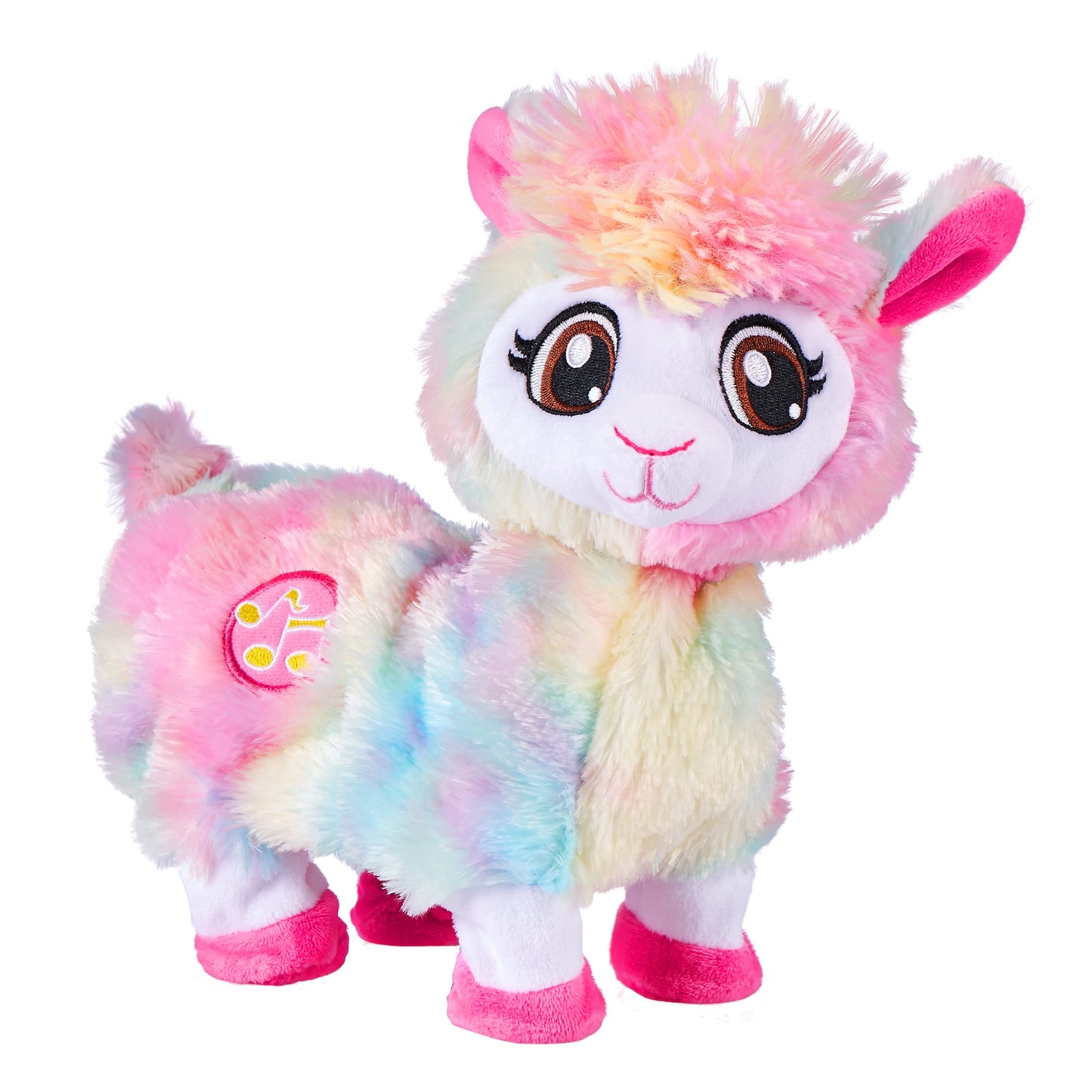 Pets Alive Rainbow Bonnie The Booty Shakin Llama Battery-Powered Dancing Robotic Toy By Zuru, 1 Count (Pack Of 1)