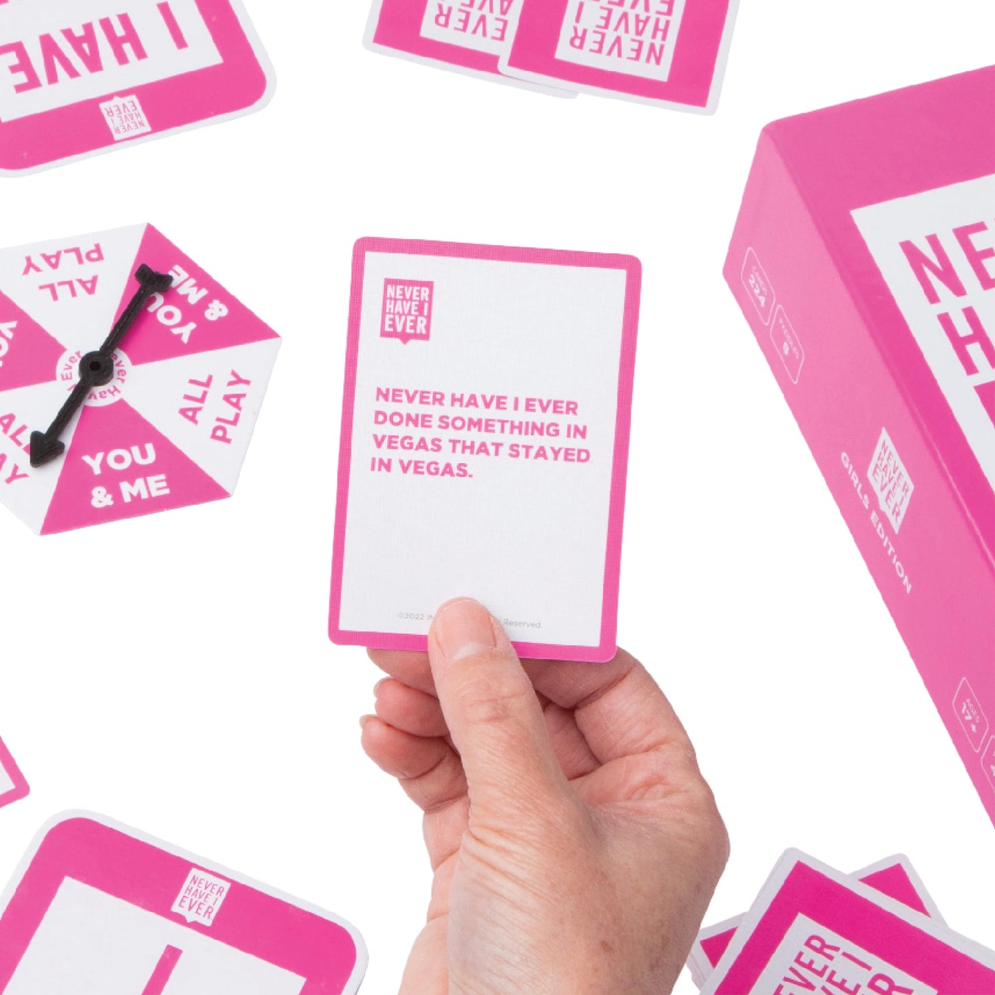 Never Have I Ever - The Ultimate Party Game for Bachelorette Parties  Ladies Nights  Girlfriends Game Nights  and Social Gatherings | Paddles Included | Intended for Mature mature-themed Women Ages 17+