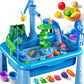 KIZONLY Water Table for Toddlers 1-3- Kids Play Sink with Pump and Running Water, Water Table for Kids Ages 4-8 with Fishing Gam