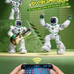Ruko 1088 Large Robot Toy for Kids, Voice & App Control, Green, 15.8x11x4.7 inch, Programmable Interactive Gift for Ages 4-9