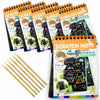 Evissa Scratch Note Colorful Magic Art Craft Kit Includes Multicolour | Birthday Return Gifts For Kids | Scratch Book For KidS 