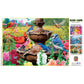 Garden Of Song 500 Piece Hidden Images Glow In The Dark Jigsaw Puzzle