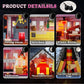ZIQILIGHTING Pink Palace Haunted House Building Set, 1349PCS, Plastic, One Size, Compatible with Lego, Perfect for Halloween Fun