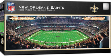 MasterPieces New Orleans Saints NFL Panoramic Jigsaw Puzzle - 1000 Pieces  Officially Licensed - mature-themed
