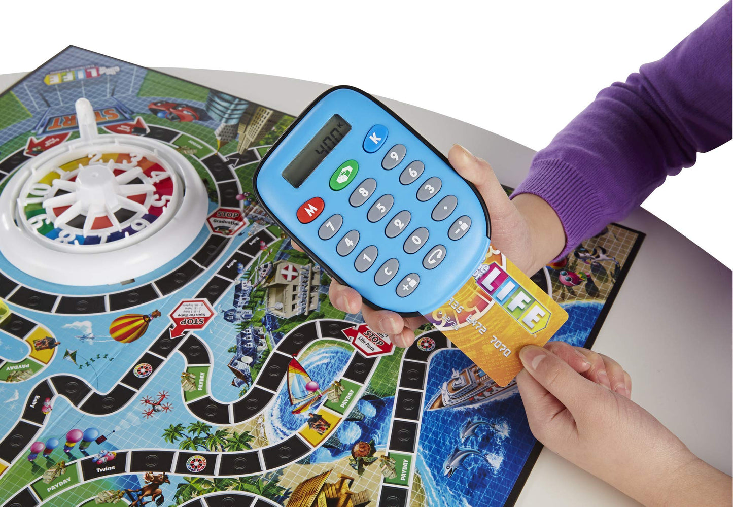 Hasbro Gaming The Game of Life Electronic Banking - Multicolor, 15.75"x10.51"x1.97", Model A6769, Paper Material