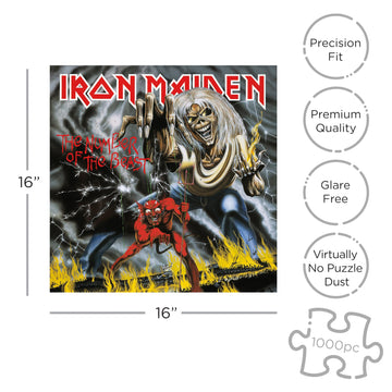 Iron Maiden Number Of The Beast (1000 Piece Jigsaw Puzzle)