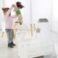 Roba Doll Cradle Set: Stella - Star, Gray & White - Includes Hanging Mobile, Pillow, Blanket & Canopy, Children'S Pretend Play, Ages 3+