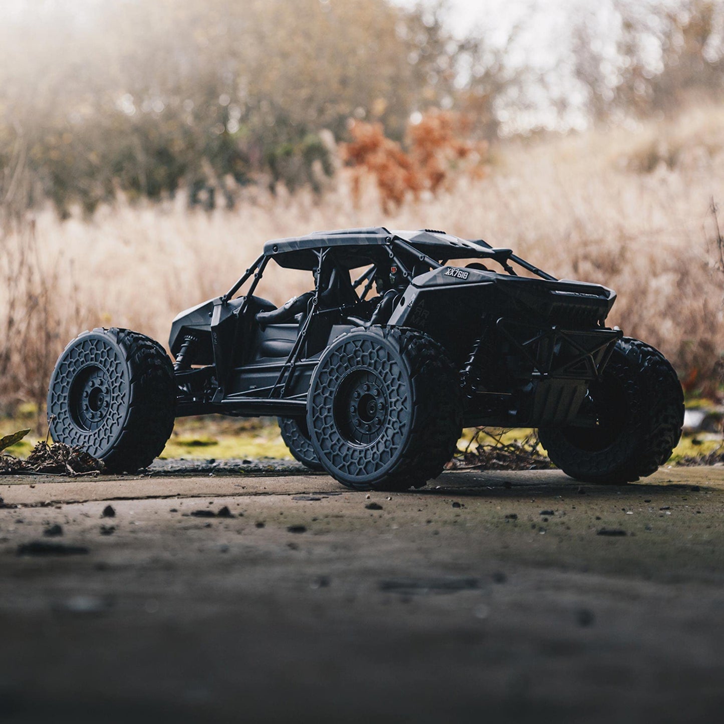 ARRMA 1/7 FIRETEAM 6S 4WD BLX RC Truck RTR - Black, Model ARA7618T1, Durable Plastic, Batteries & Charger Not Included