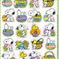 Eureka Peanuts Easter Stickers, Theme (655061)