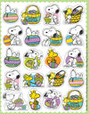 Eureka Peanuts Easter Stickers, Theme (655061)